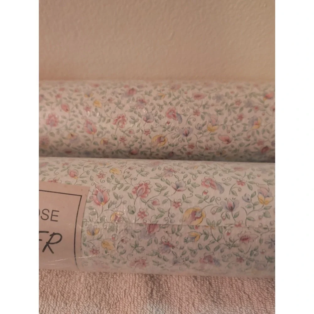 VTG  Wallpaper  Muraux De Pose Floral Cottagecore 2 Dbl Rolls NOS Prepasted Germ